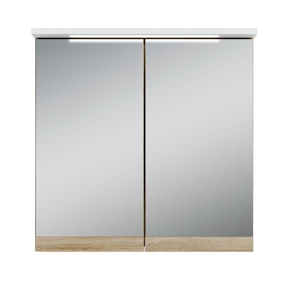 Badspiegelschrank Samplora 60 cm breit mit Steckdose innen