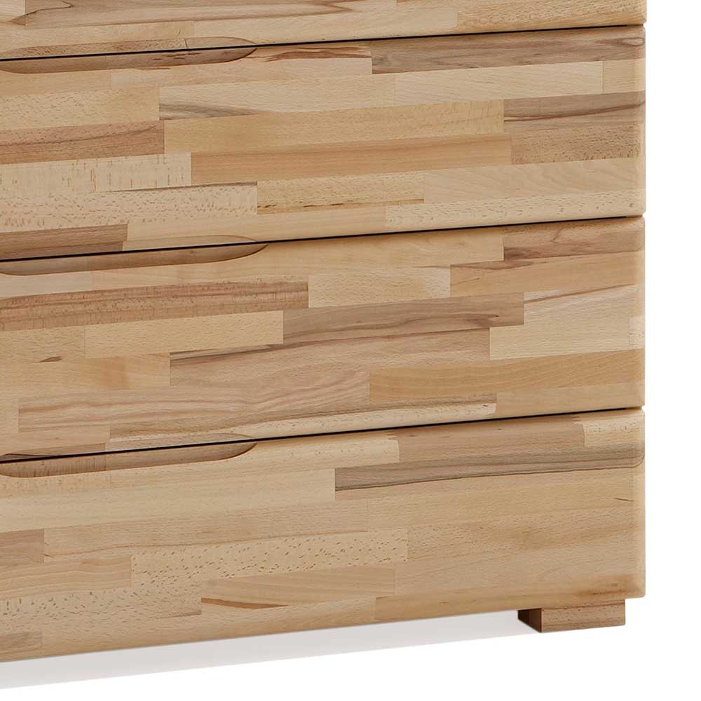 Massivholz Sideboard Rawy aus Kernbuche geölt mit Schubladen