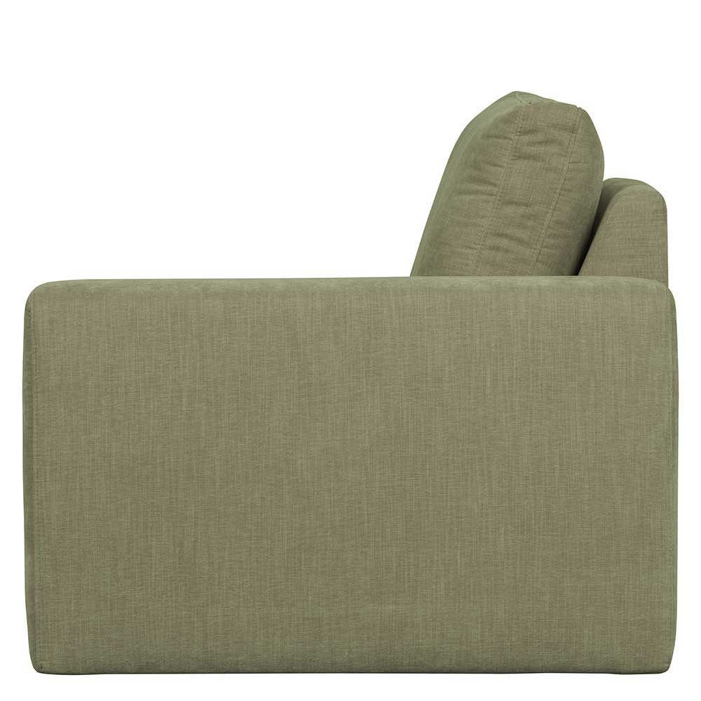 Sofa Kombination Karyon mit fünf Modulen in Graugrün