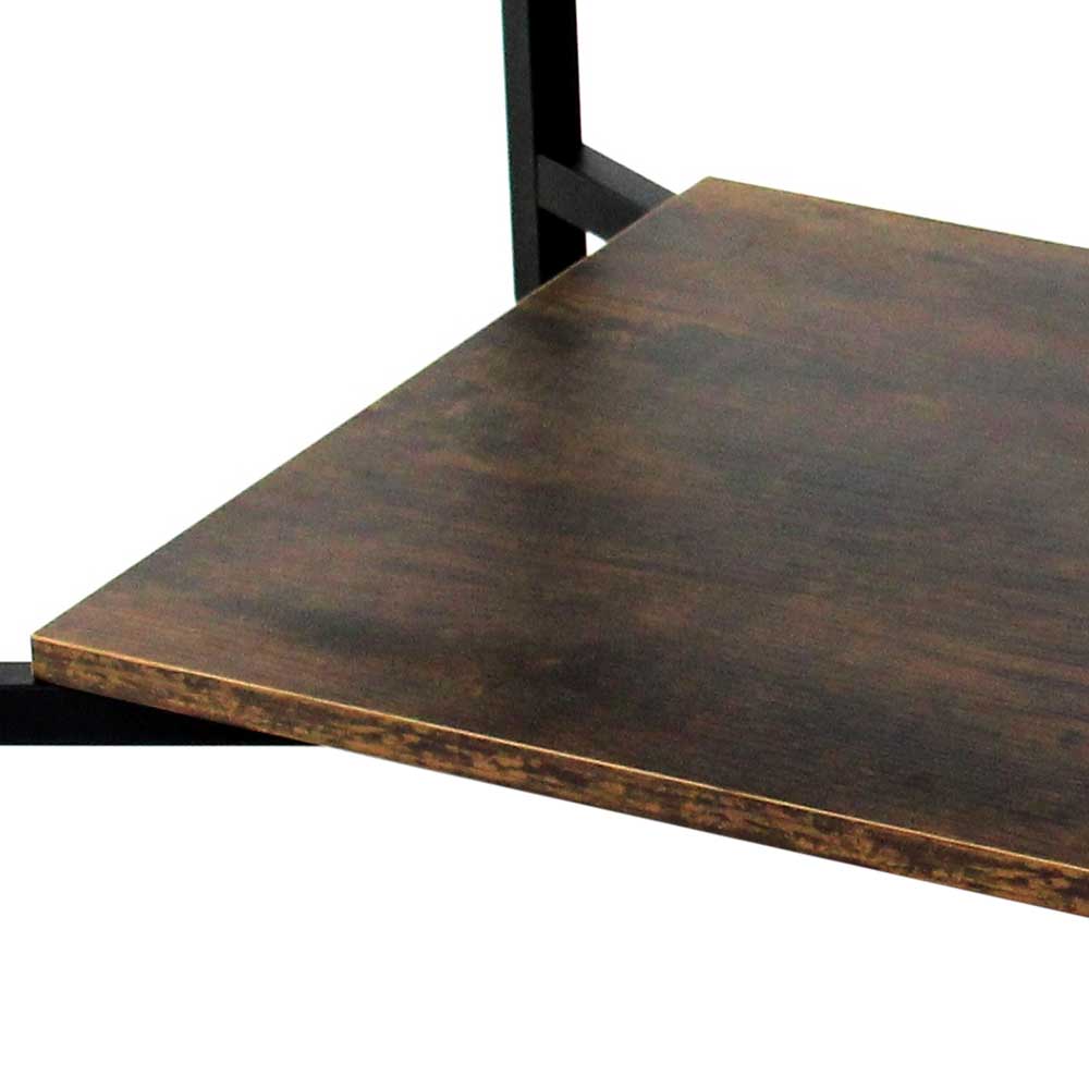 Retrostil Wohnzimmer Tisch Gulliver in Holzoptik Braun 110 cm breit