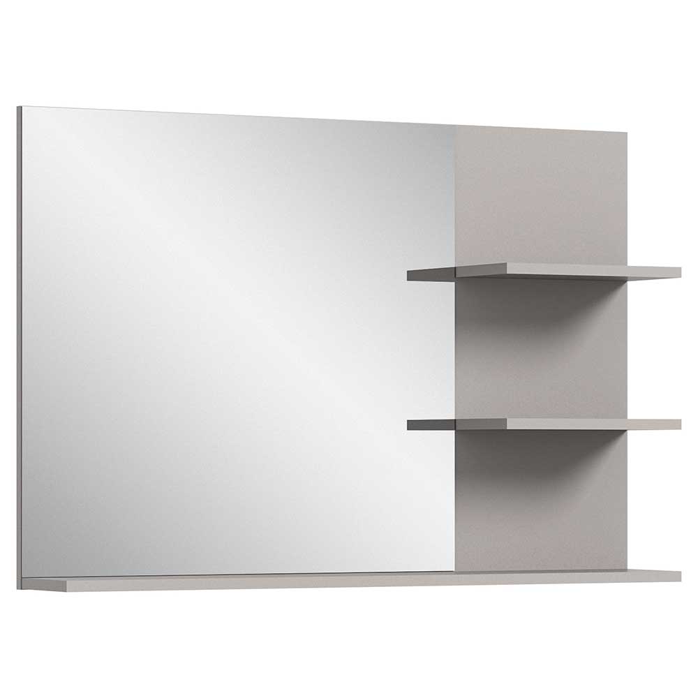 Badezimmermöbel Set Ristina in Grau und Schwarz 100 cm breit (zweiteilig)