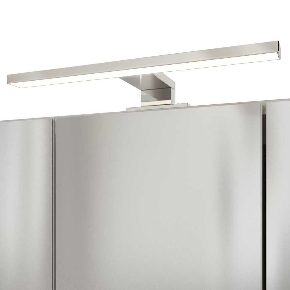Weißer Badezimmer Spiegelschrank Lavisma mit LED Beleuchtung 60 cm breit