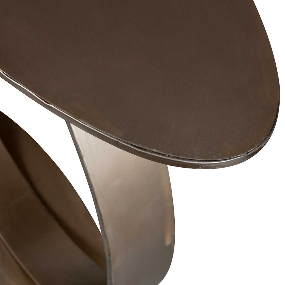 Konsolen Tisch Durna aus Metall 87 cm hoch 110 cm breit