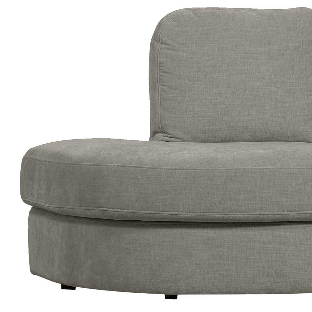 Mehrsitzer Sofa Fredoco in Grau 298 cm breit - 98 cm tief