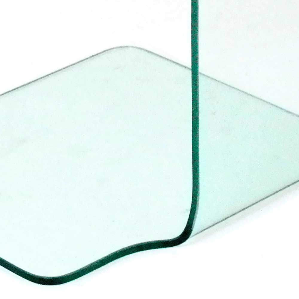 Glas Anstelltisch Oledo in modernem Design 60 cm hoch