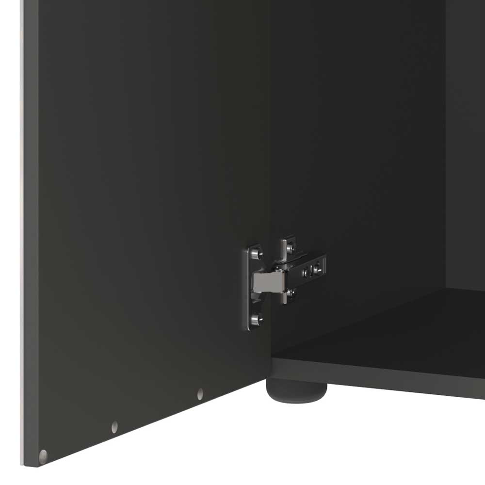Badezimmerschrank Ontentas 95 cm hoch - Front glasbeschichtet