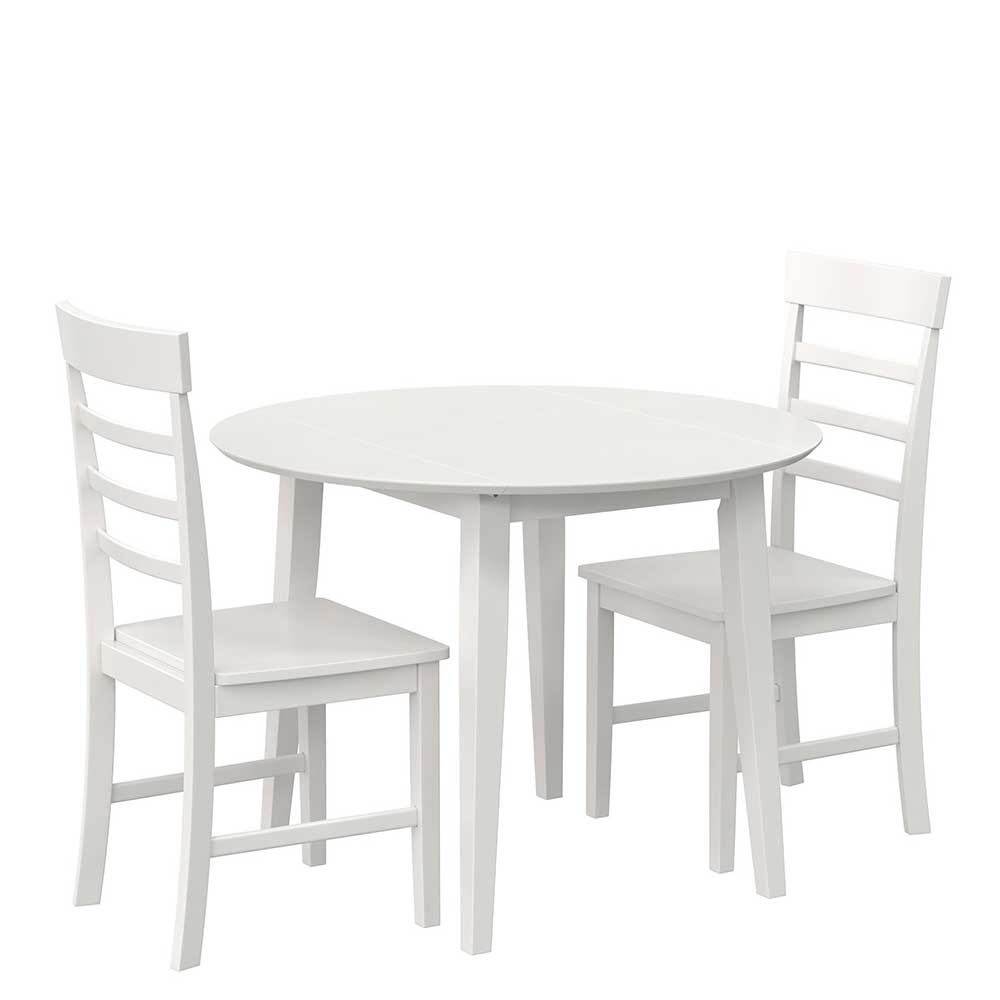 Küchen Sitzgruppe Zentalim im Skandi Design mit zwei Sitzplätzen (dreiteilig)