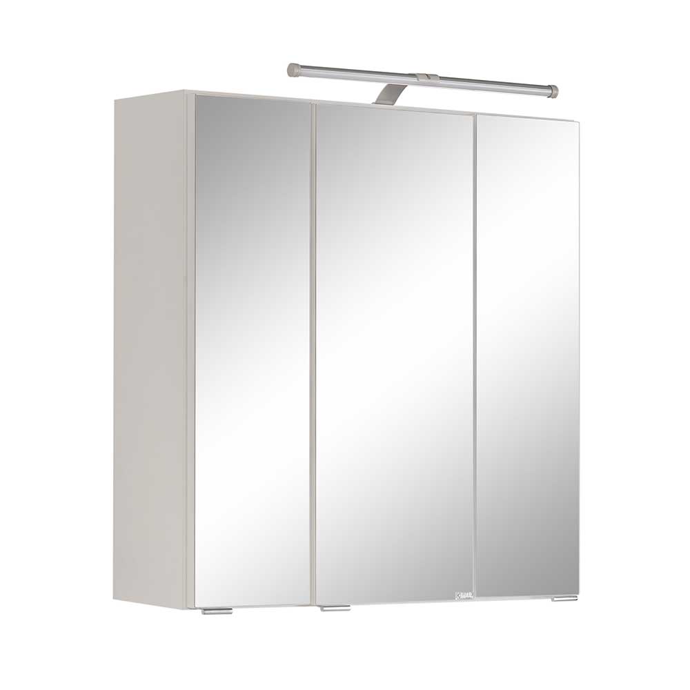 Lichtspiegelschrank Vehina in Weiß 60 cm breit