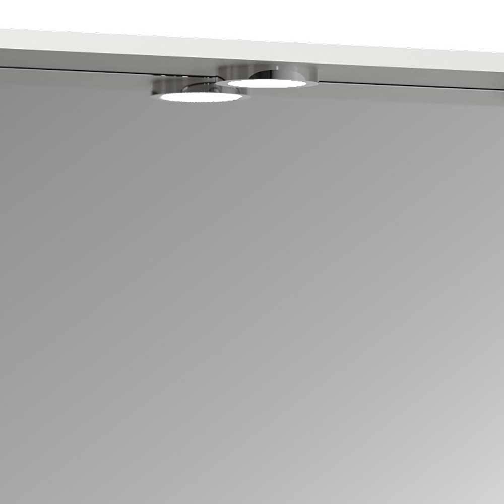 Gästebad Möbel weiß Pididos in modernem Design 55 cm breit (zweiteilig)