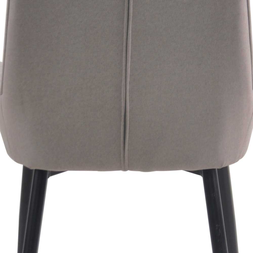 Sitzgarnitur Vetro in Wildeichefarben und Grau im Loft Design (fünfteilig)