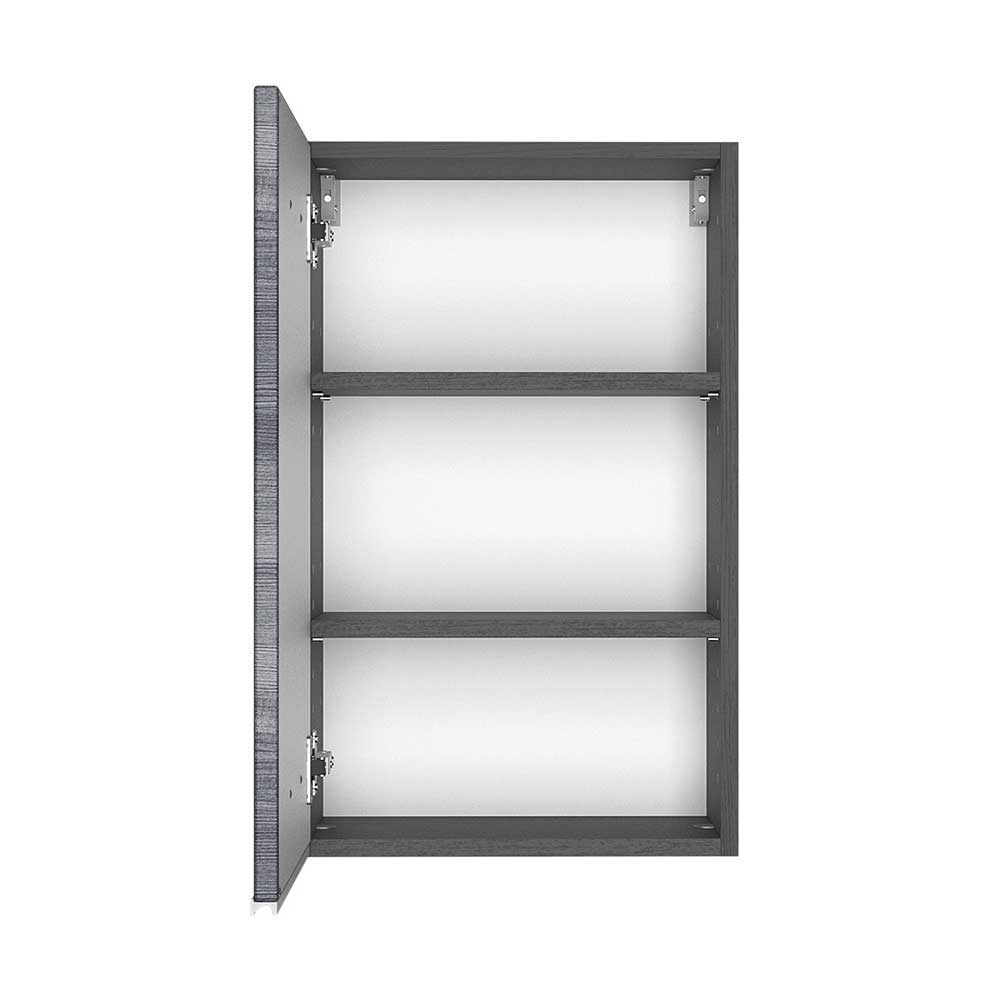 Badezimmer Möbel Kombination Viaco modern in Eiche Grau Optik (fünfteilig)