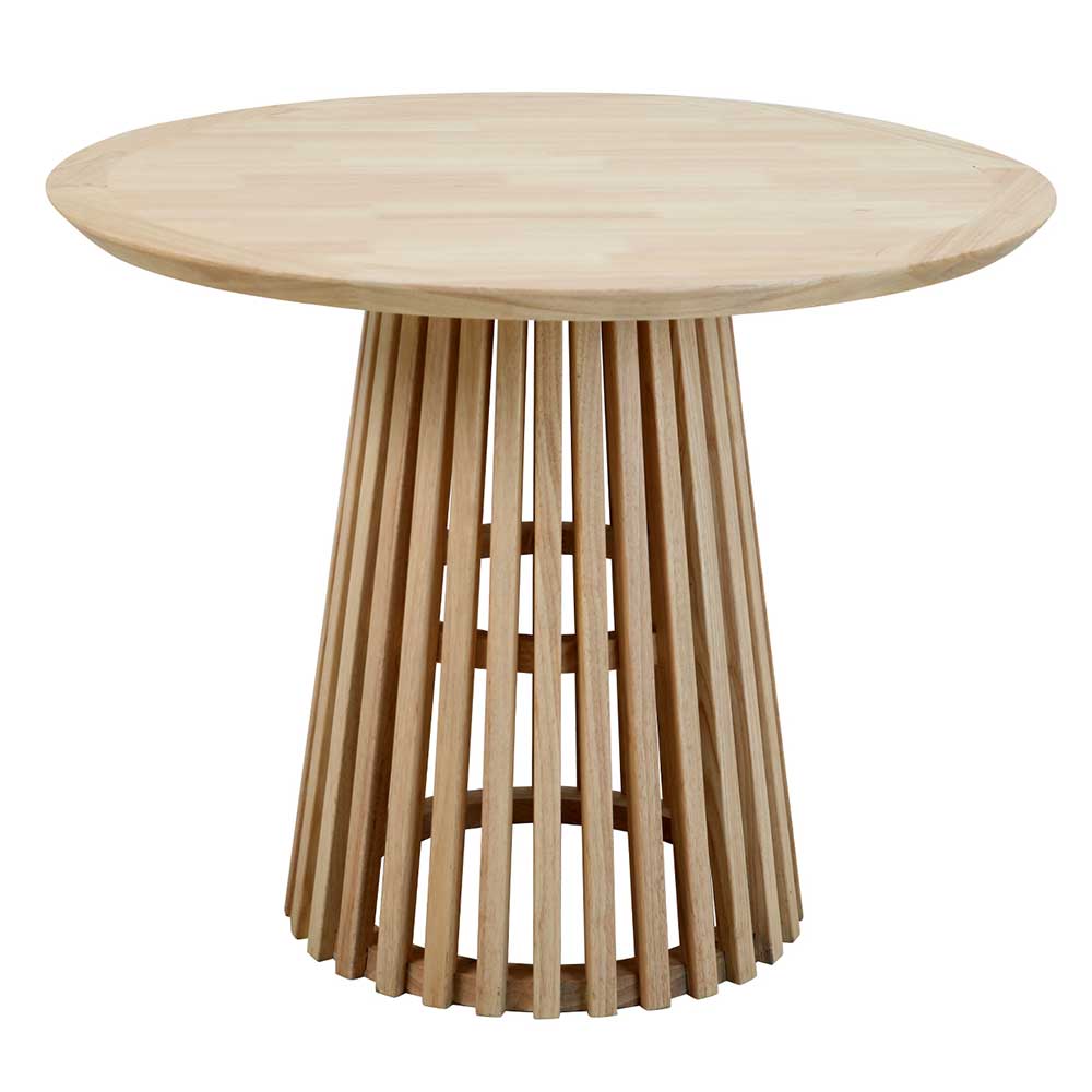 Tisch Esszimmer Skandi Stil Kullara 100 cm Durchmesser in Holz Naturfarben
