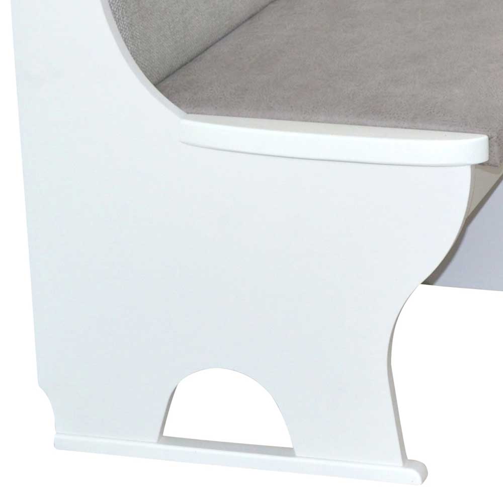 Sitzecke Küche Salida Bezug in Grau mit fünf Sitzplätzen (fünfteilig)