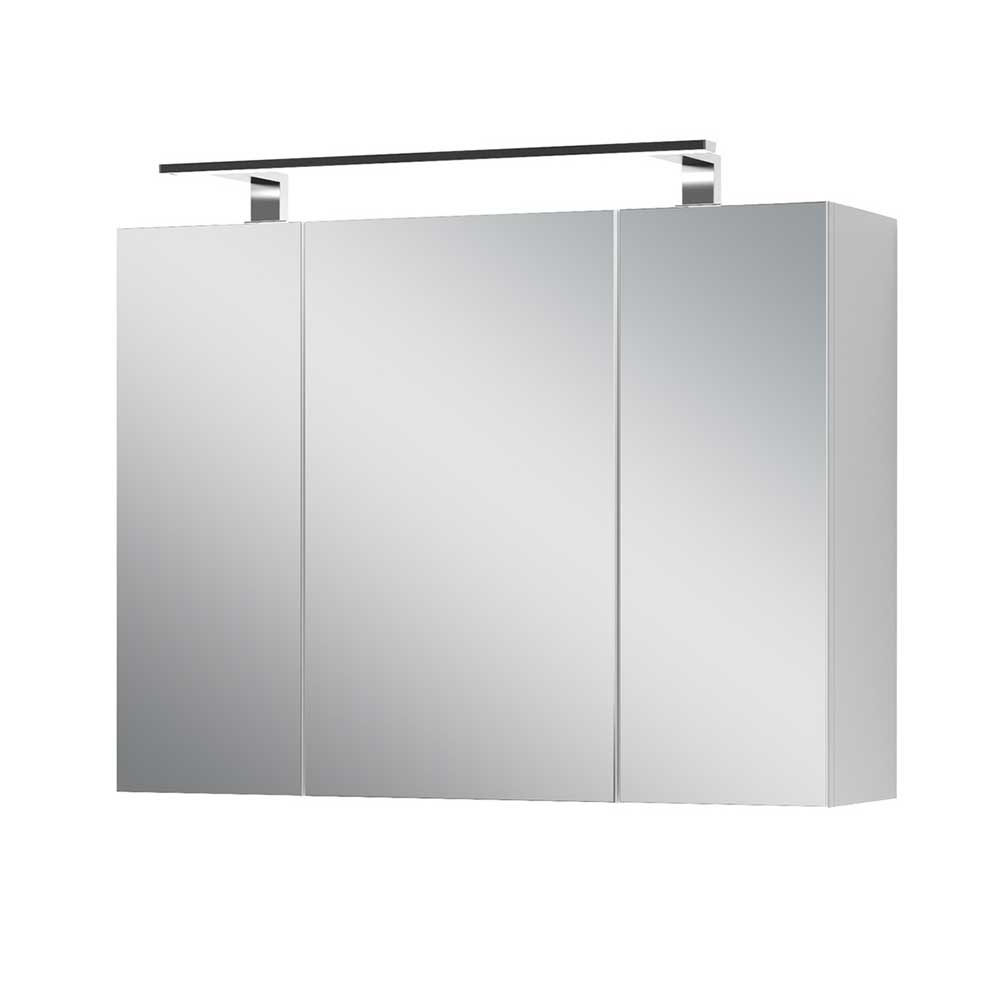 Badezimmer Spiegelschrank Luvenicos mit LED Beleuchtung 80 cm breit