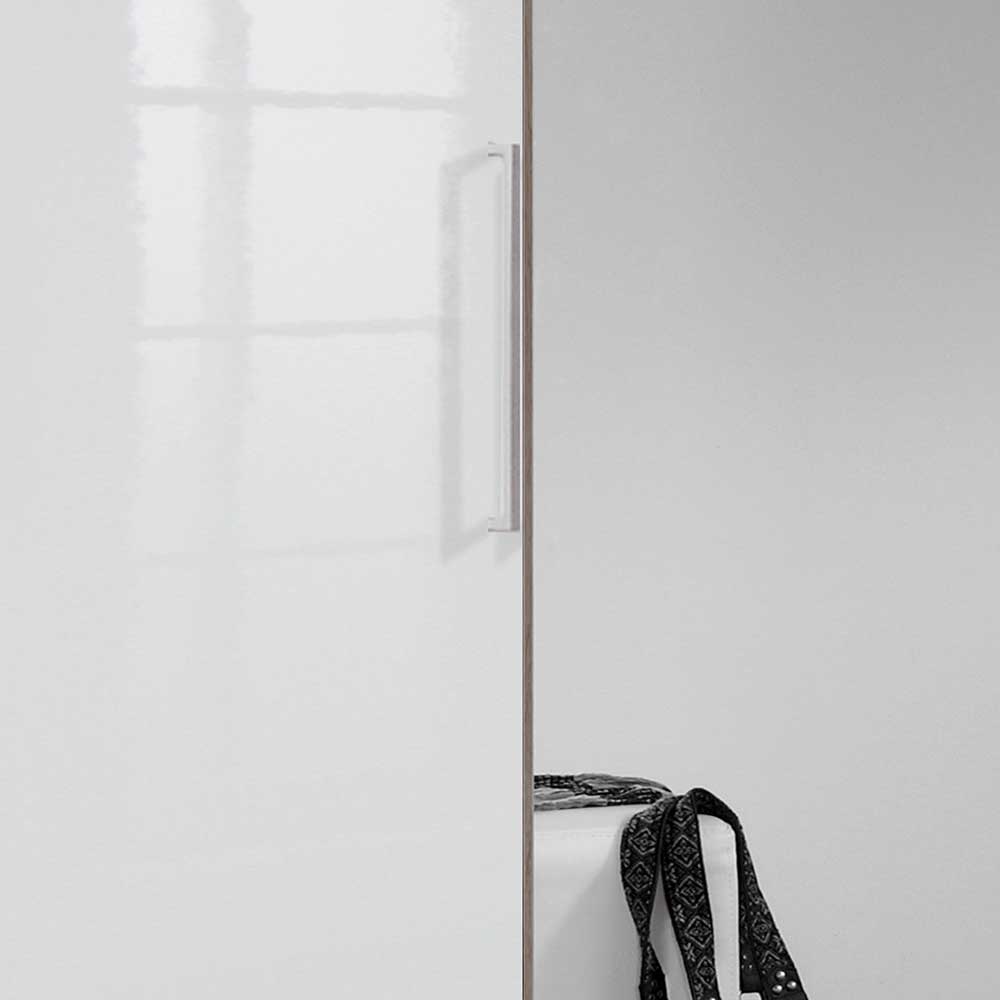Drehtürenschrank Fashiona mit Spiegeltür 135 cm breit