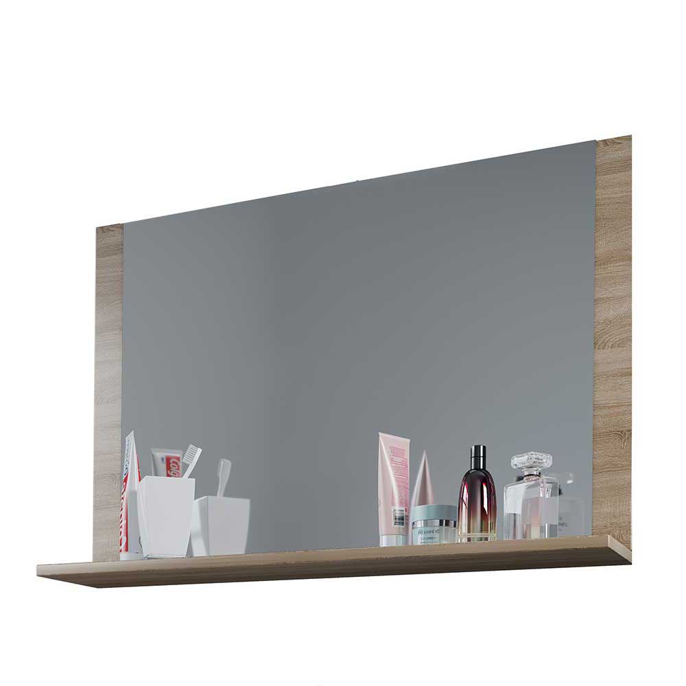 Badmöbel-Set mit Spiegel Estranon in Sonoma-Eiche für die Wandmontage (dreiteilig)