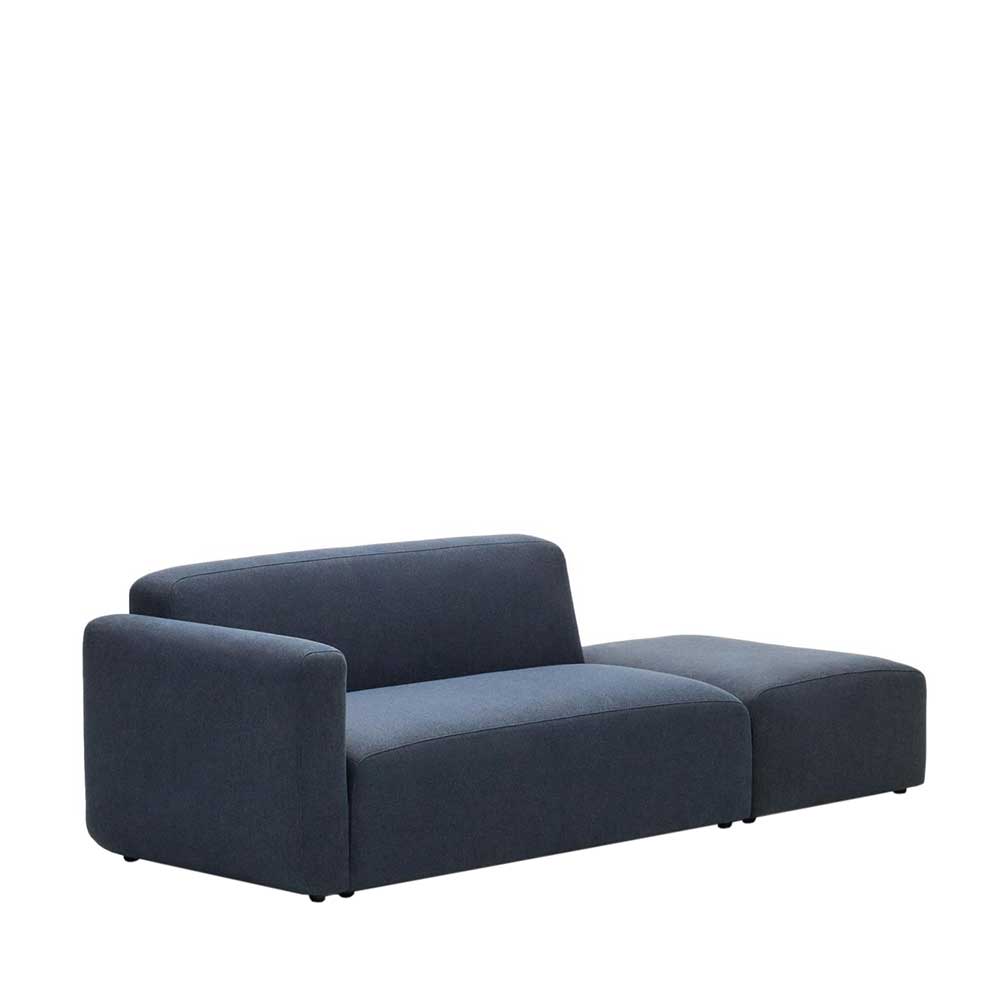 Modul Couch Badryca in Dunkelblau mit einer Armlehne
