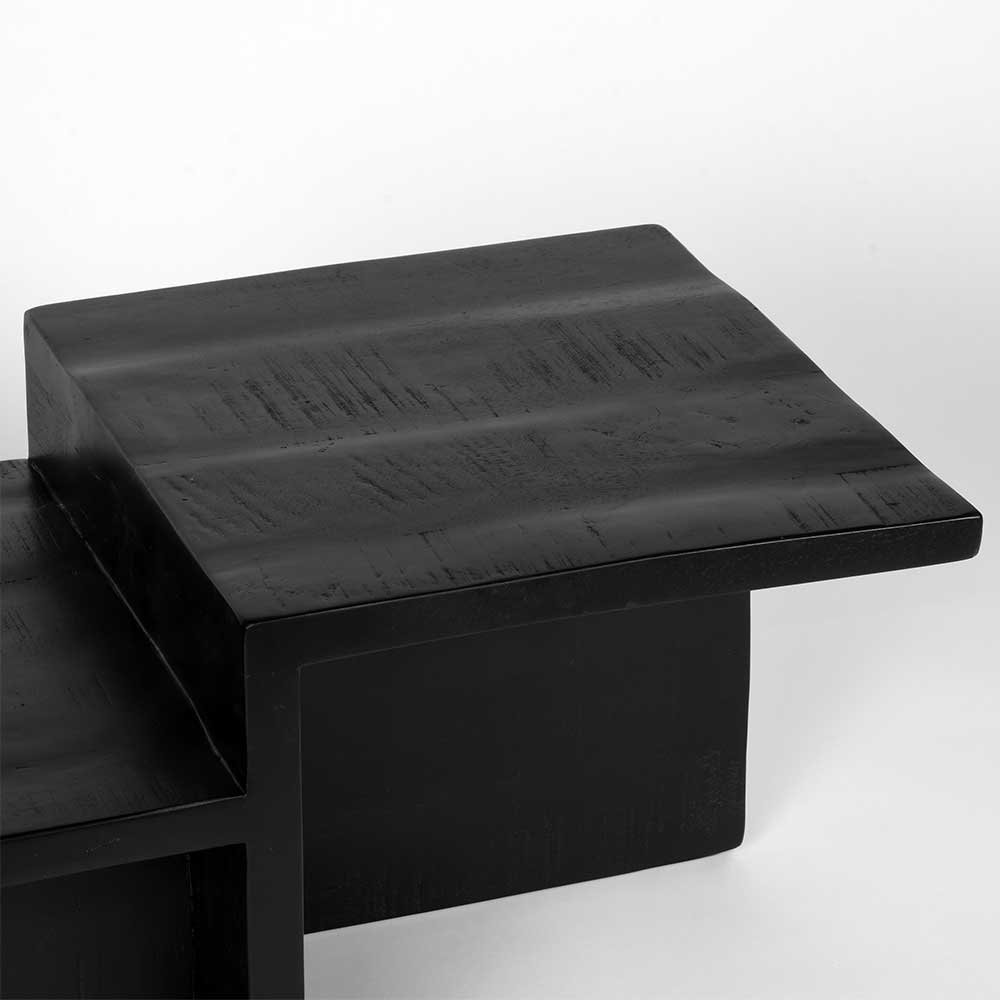 Rechteckiger Sofa Tisch Flash aus Mangobaum Massivholz modern