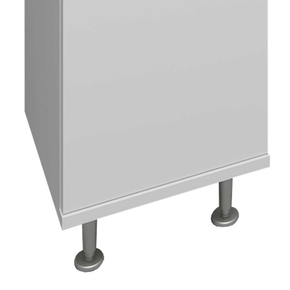 Weißer Badezimmer Schrank Osmin 185 cm hoch mit einer Schublade