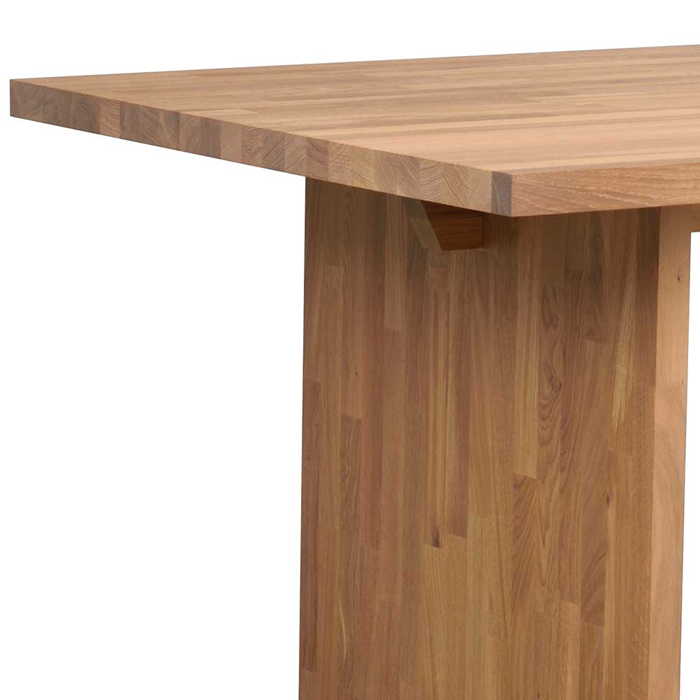 Skandi Esszimmer Tisch Yulandra - Eiche Massivholz geölt 240 cm breit
