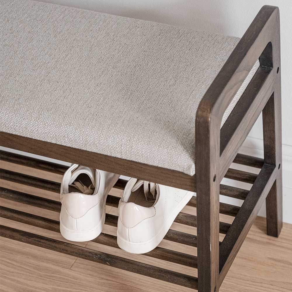 Garderoben Sitzbank Susmans mit Ablage für Schuhe 75 cm breit