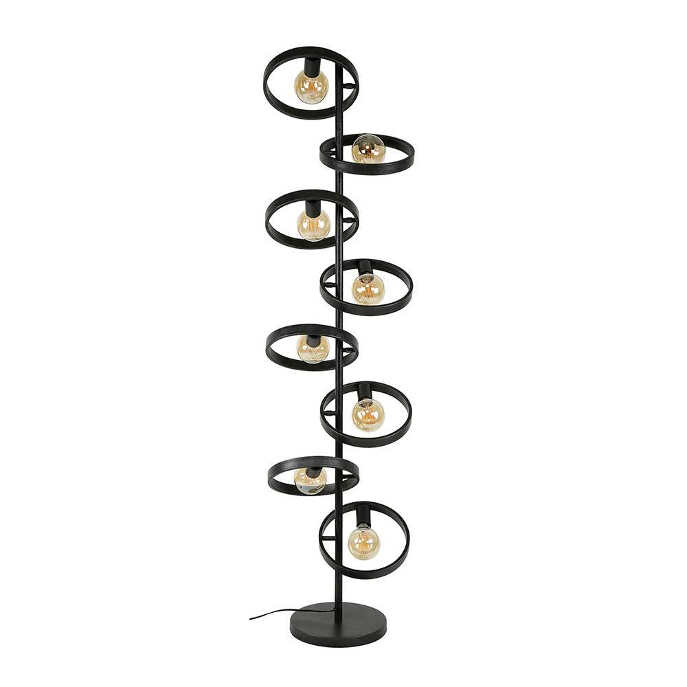 Moderne Stehlampe Yannick aus Metall 162 cm hoch - 42 cm breit