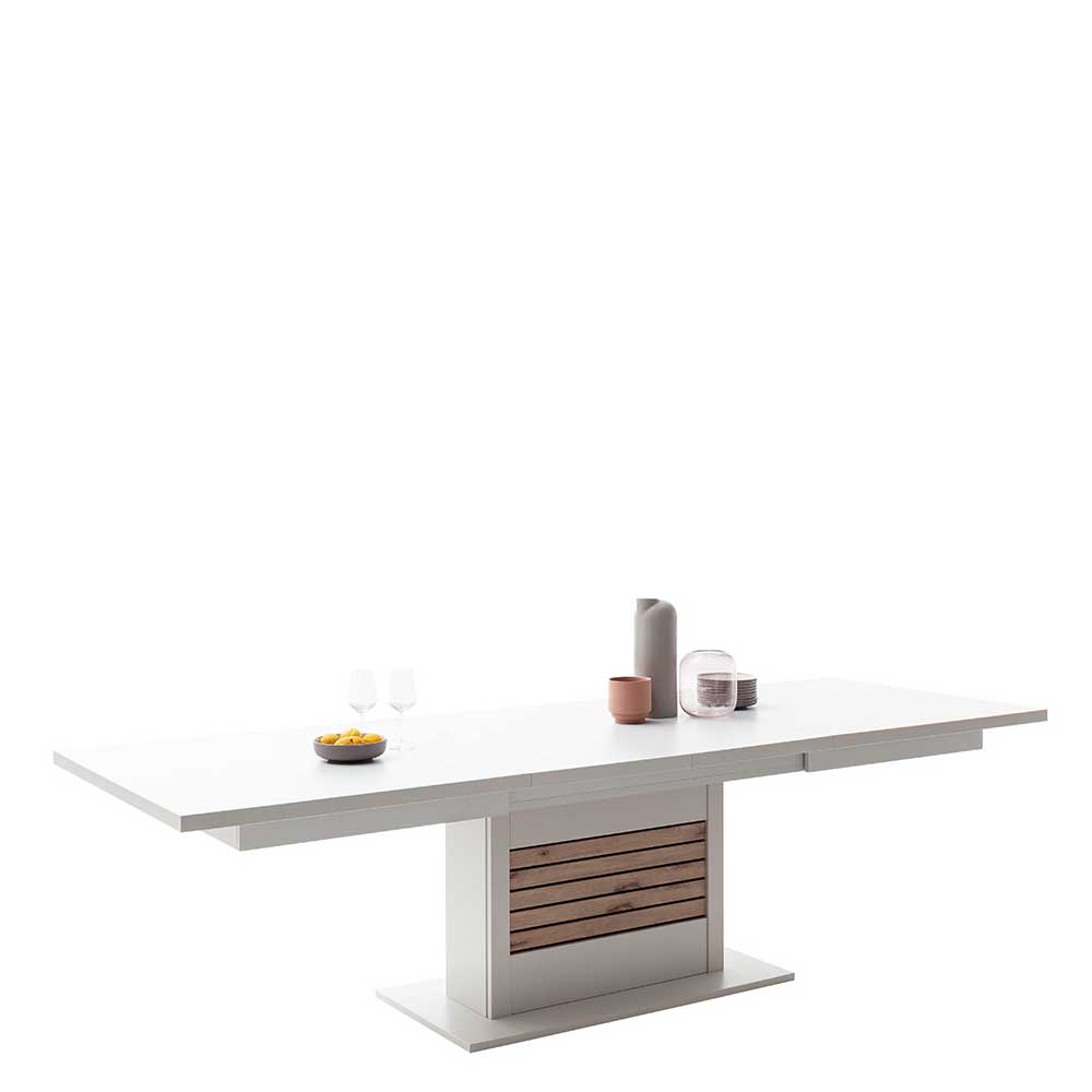 Esszimmer Tisch Polar mit zwei Einlegeplatten bis 280 cm breit