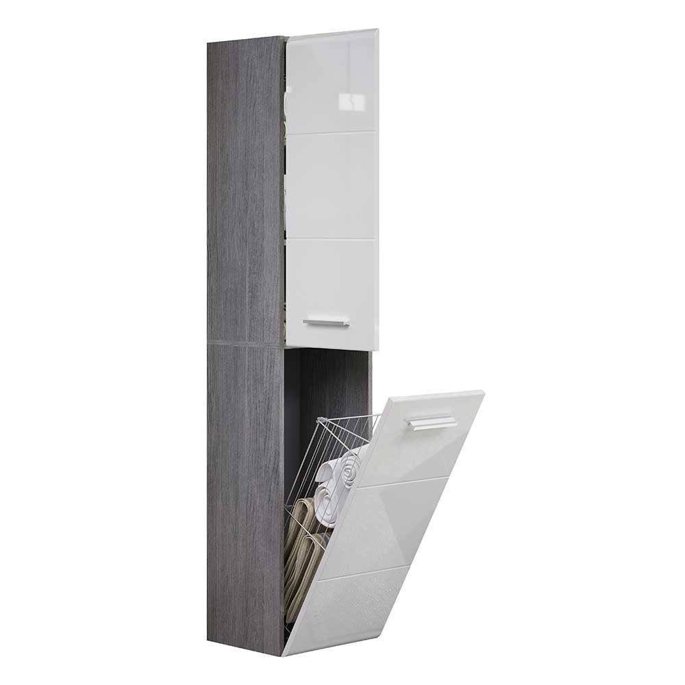 Badezimmermöbel Cisca in modernem Design 170 cm hoch (dreiteilig)