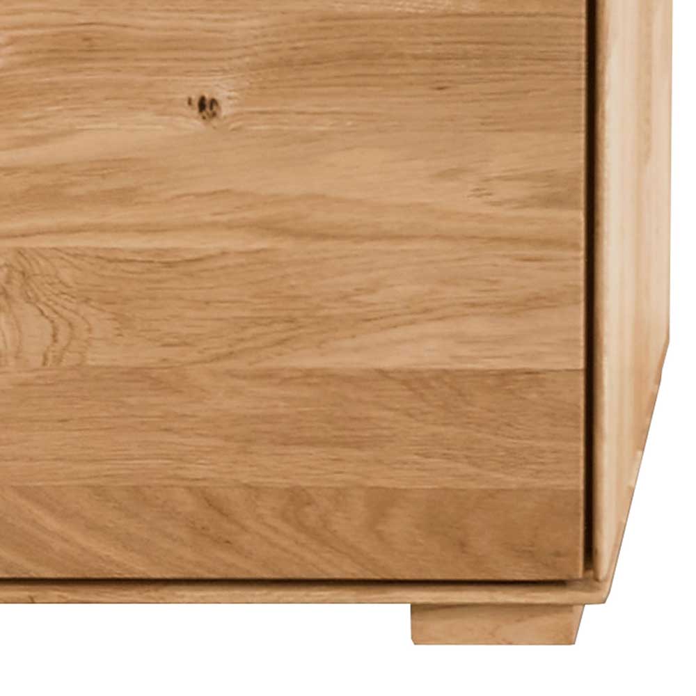 Hänge Sideboard Rennia aus Wildeiche Massivholz in modernem Design