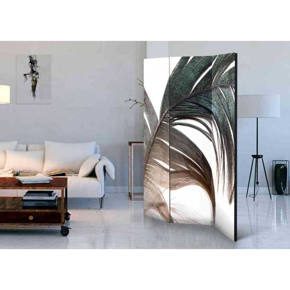 Spanischer Raumteiler Jassina mit Feder Motiv 135 cm breit