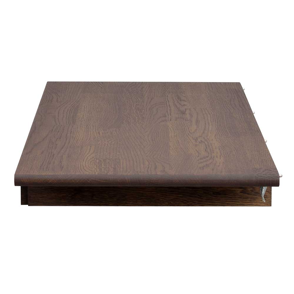 Tisch Massivholz Filler in Eiche dunkelbaun 105 cm tief