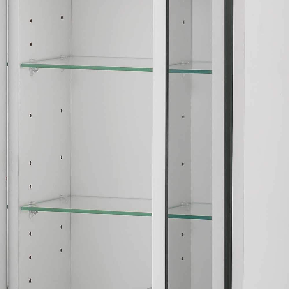 Badspiegelschrank Donyan in Weiß 3-türig
