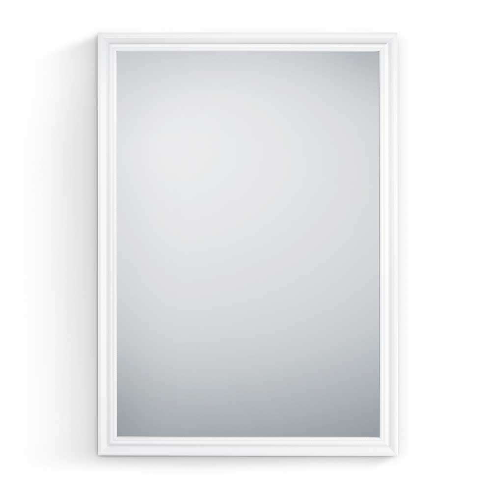 Garderobenspiegel >Atrium< in weiß, Spiegelglas - 80x65x2cm (BxHxT), 68,95 €