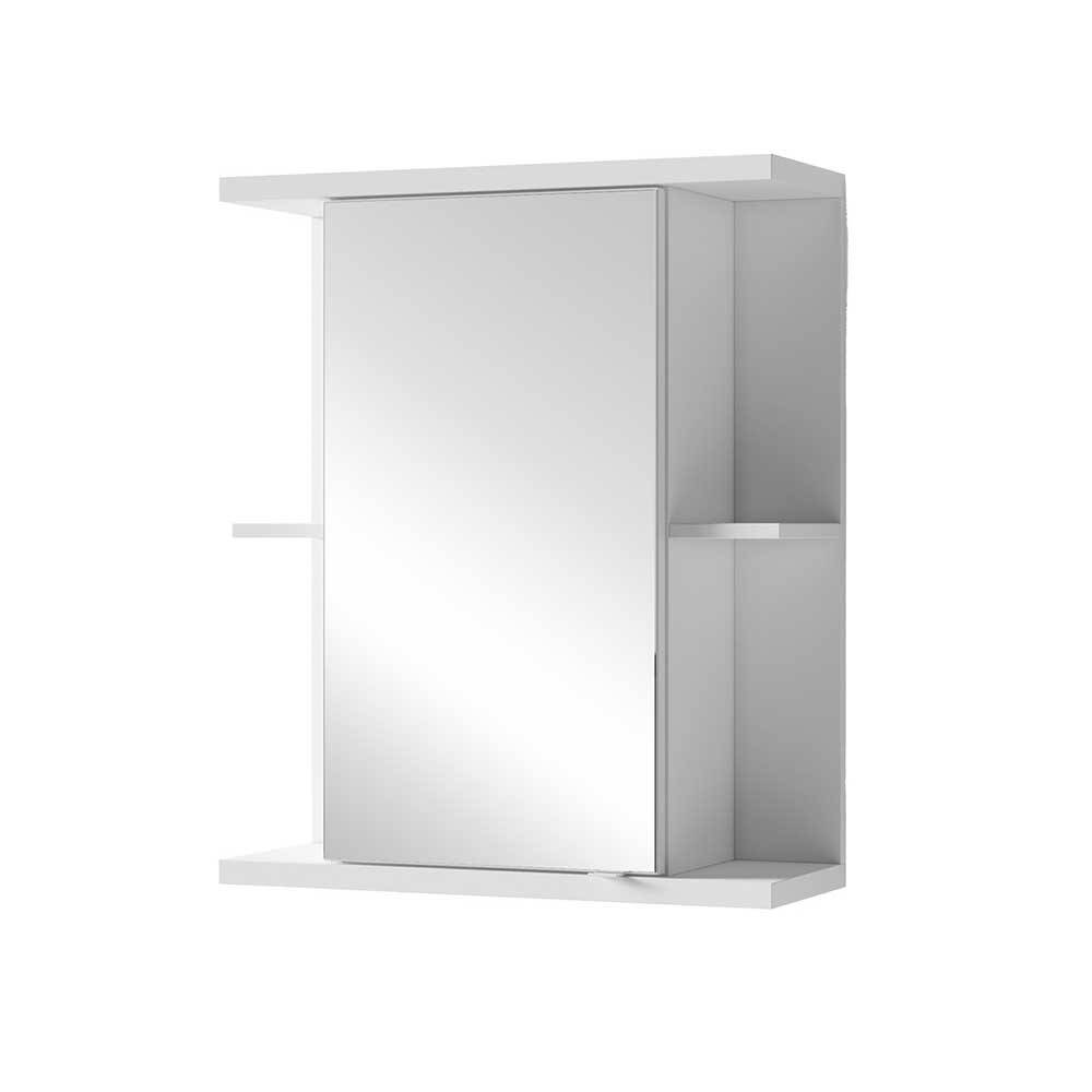 Spiegelschrank Bad Zirco in Weiß 60 cm breit - 70 cm hoch
