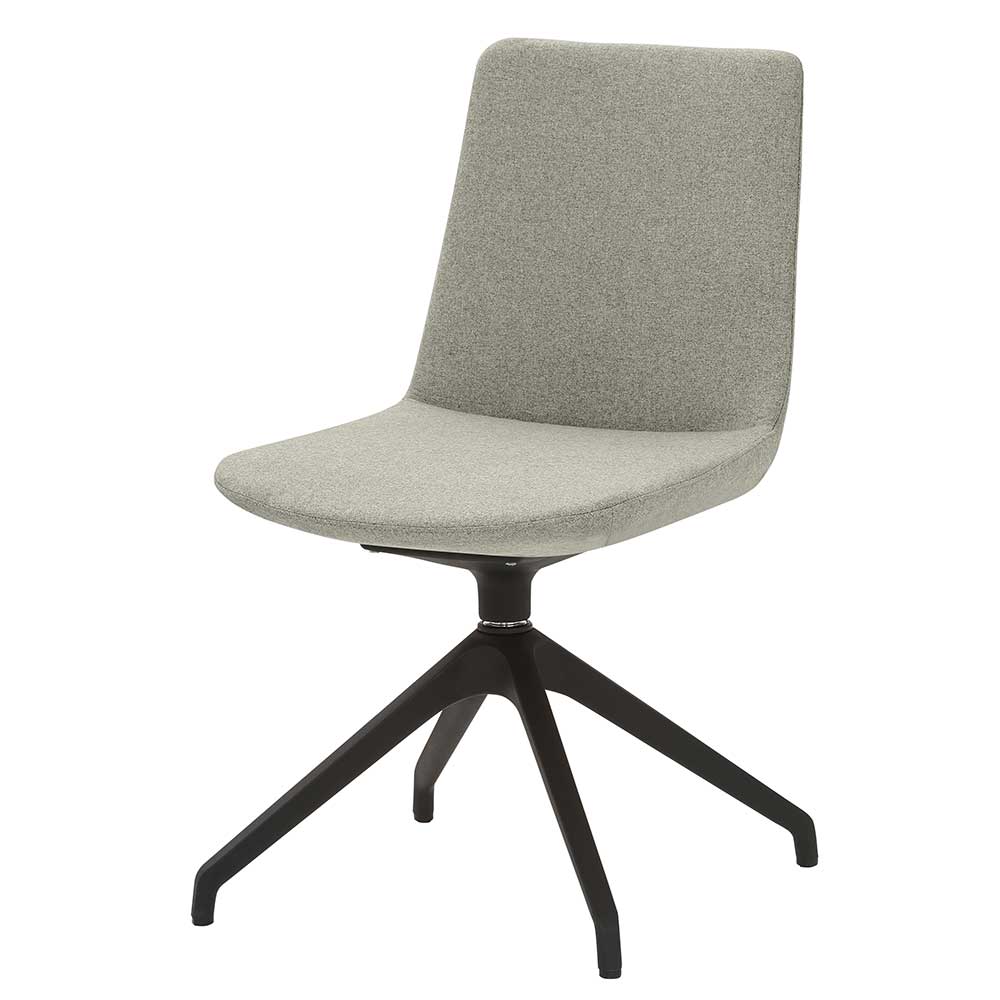 Hochwertiger Drehstuhl Vicetro aus Webstoff und Kunststoff 47 cm Sitzhöhe