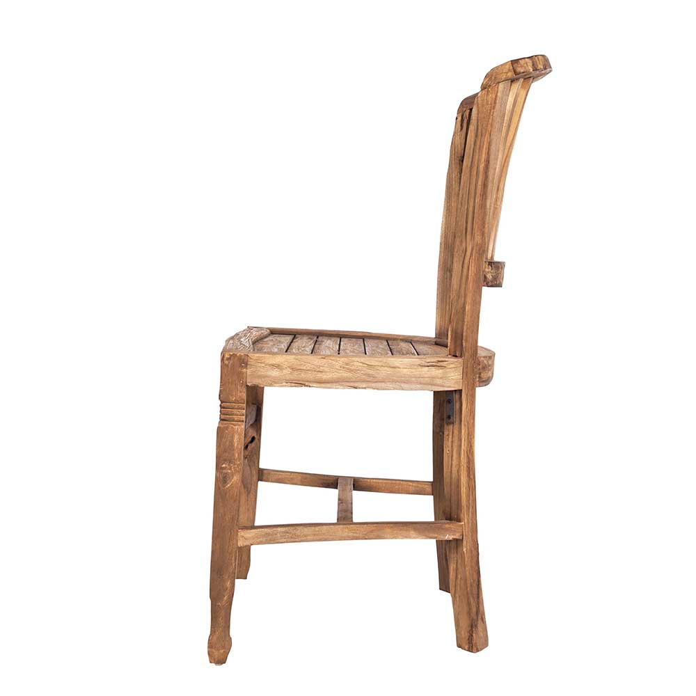 Recycling Holz Stuhl Goyas aus Teak massiv