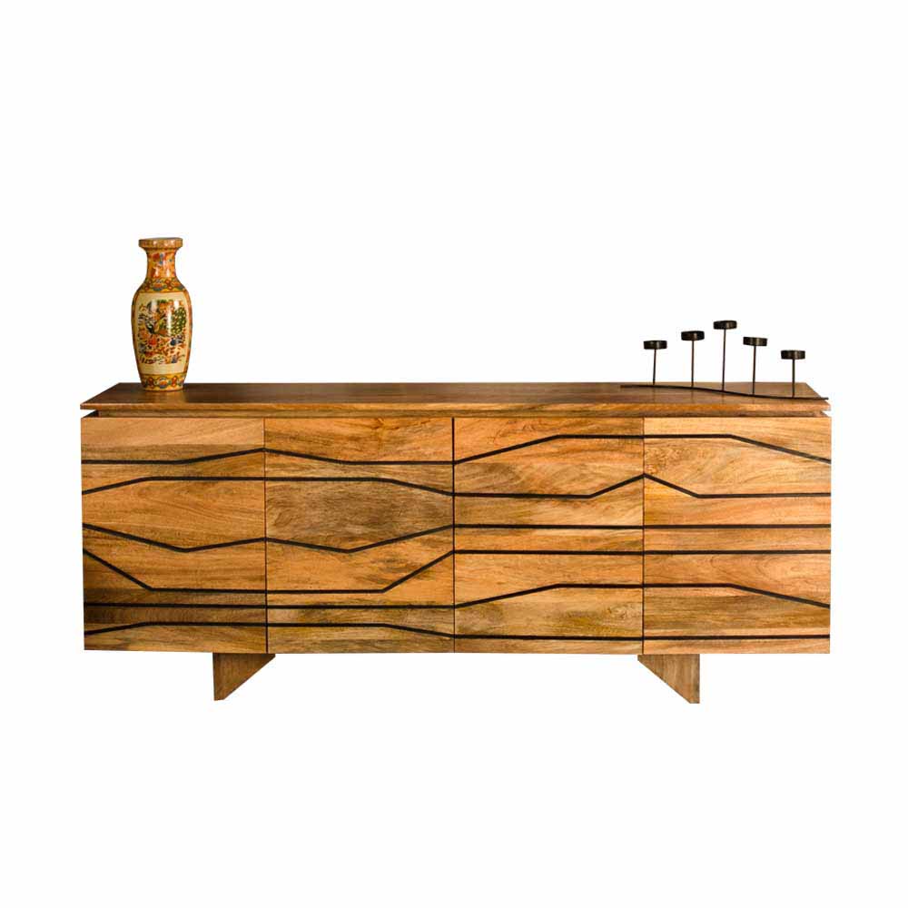 Design Sideboard Matar aus Mangobaum Massivholz modern
