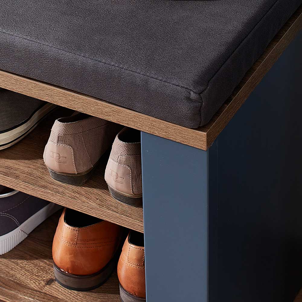 Garderoben Sitzbank Fanci mit Ablage für Schuhe 52 cm hoch