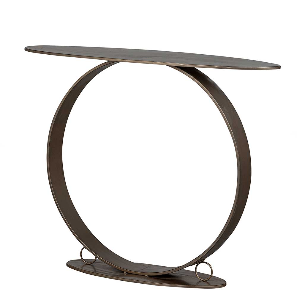 Konsolen Tisch Durna aus Metall 87 cm hoch 110 cm breit