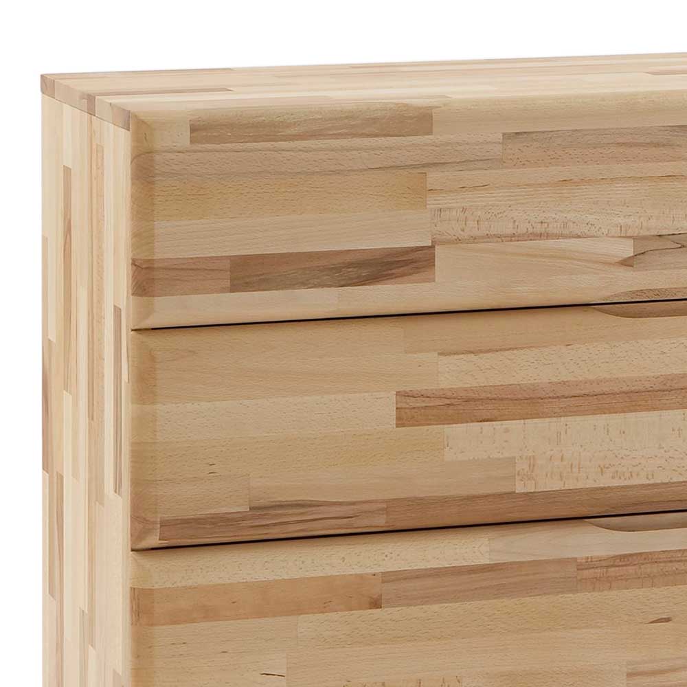 Massivholz Sideboard Rawy aus Kernbuche geölt mit Schubladen