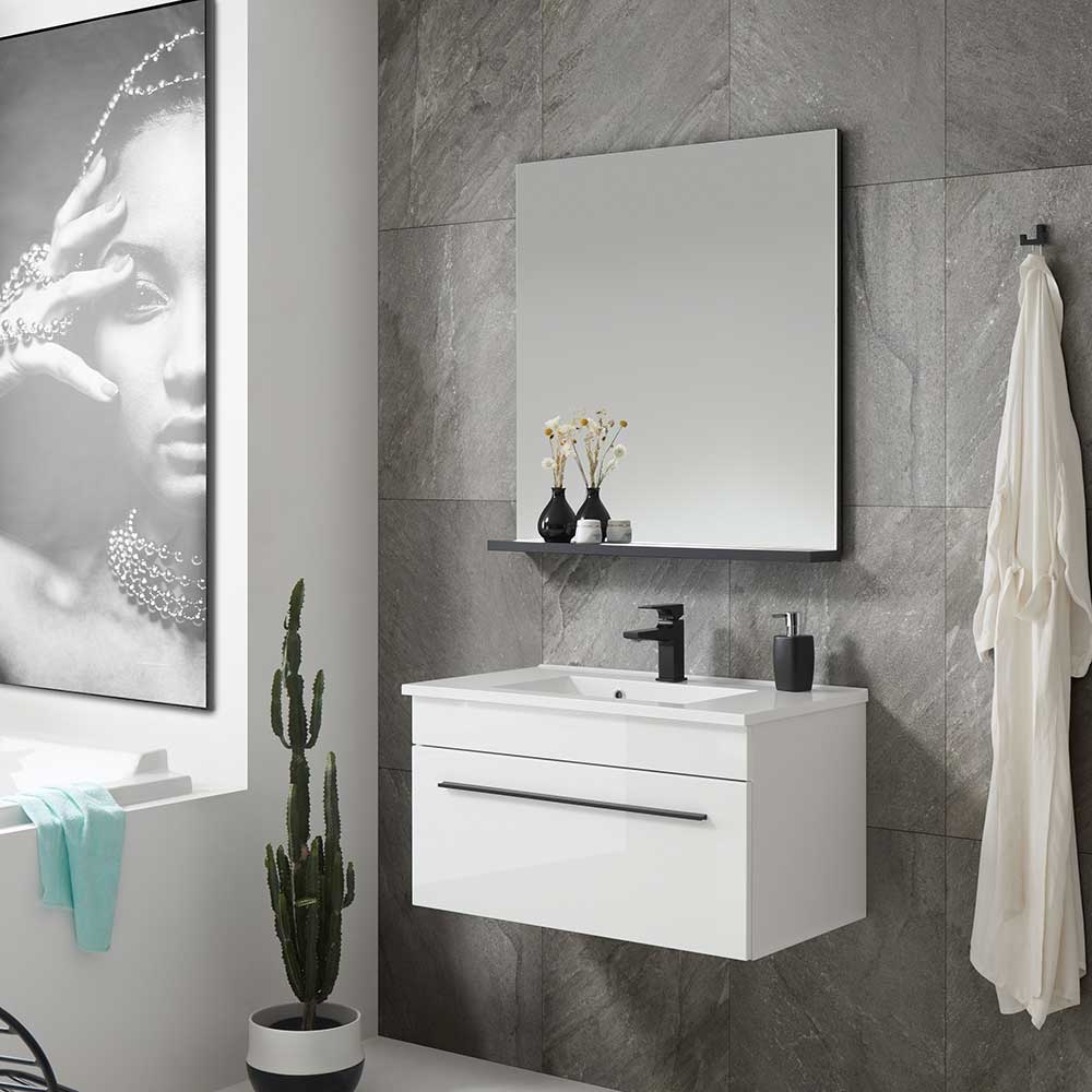 Möbel für Gäste WC Fricossa Waschplatz mit Spiegel (zweiteilig)