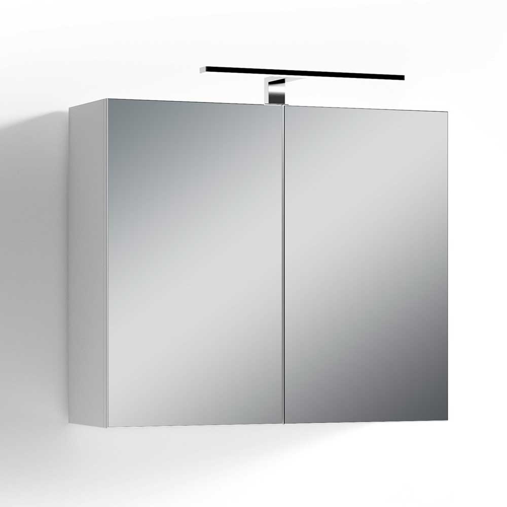 Badschrank mit Spiegel Peace und LED Beleuchtung 70 cm breit