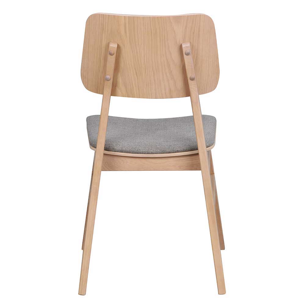 Premium Essgruppe Vurian im Skandi Design mit sechs Stühlen (siebenteilig)