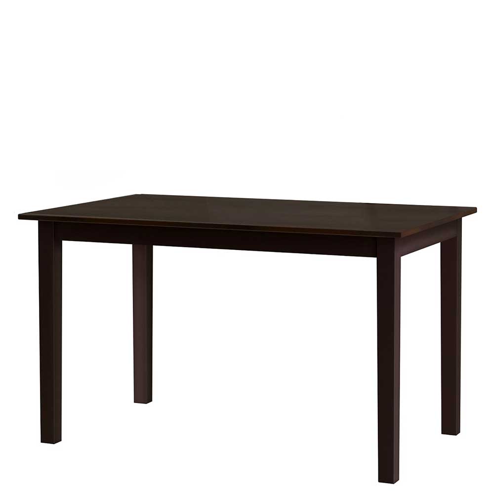 Günstiger Küchen Tisch Rajavo in Schwarzbraun 120x74x75 cm