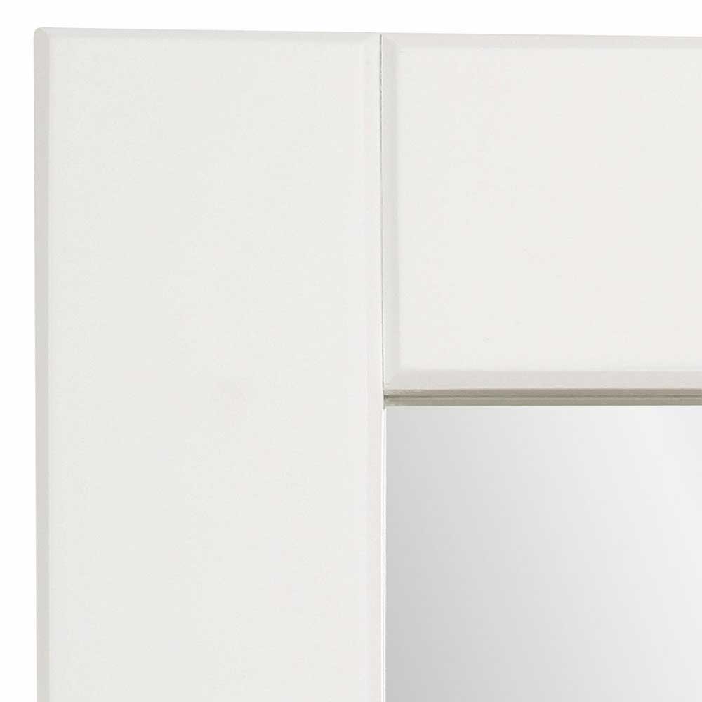 Garderobenspiegel Bistrita in Weiß 150 cm hoch 50 cm breit