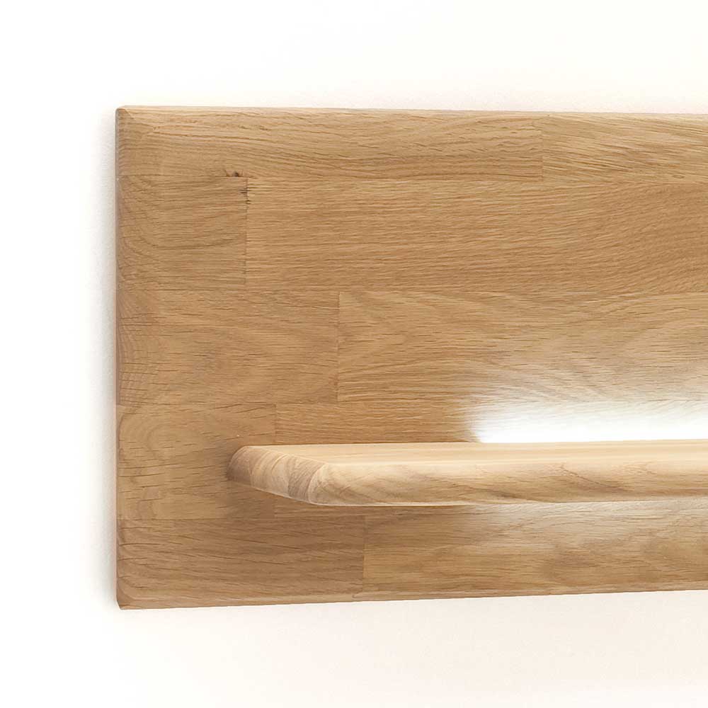 Massivholz Wandboard Drascana in Eiche Bianco 150 cm breit