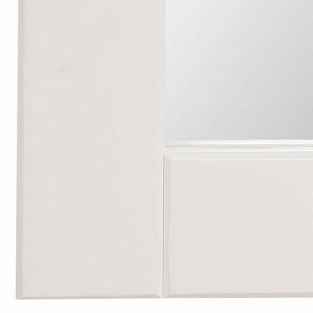 Garderobenspiegel Bistrita in Weiß 150 cm hoch 50 cm breit