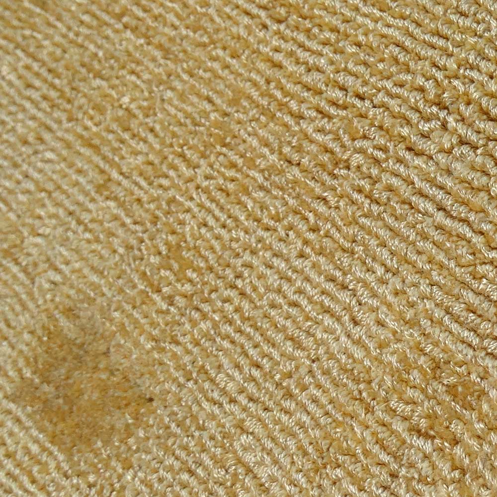 Ansprechender Kurzflor Teppich Ajama in Gelb 2 cm hoch