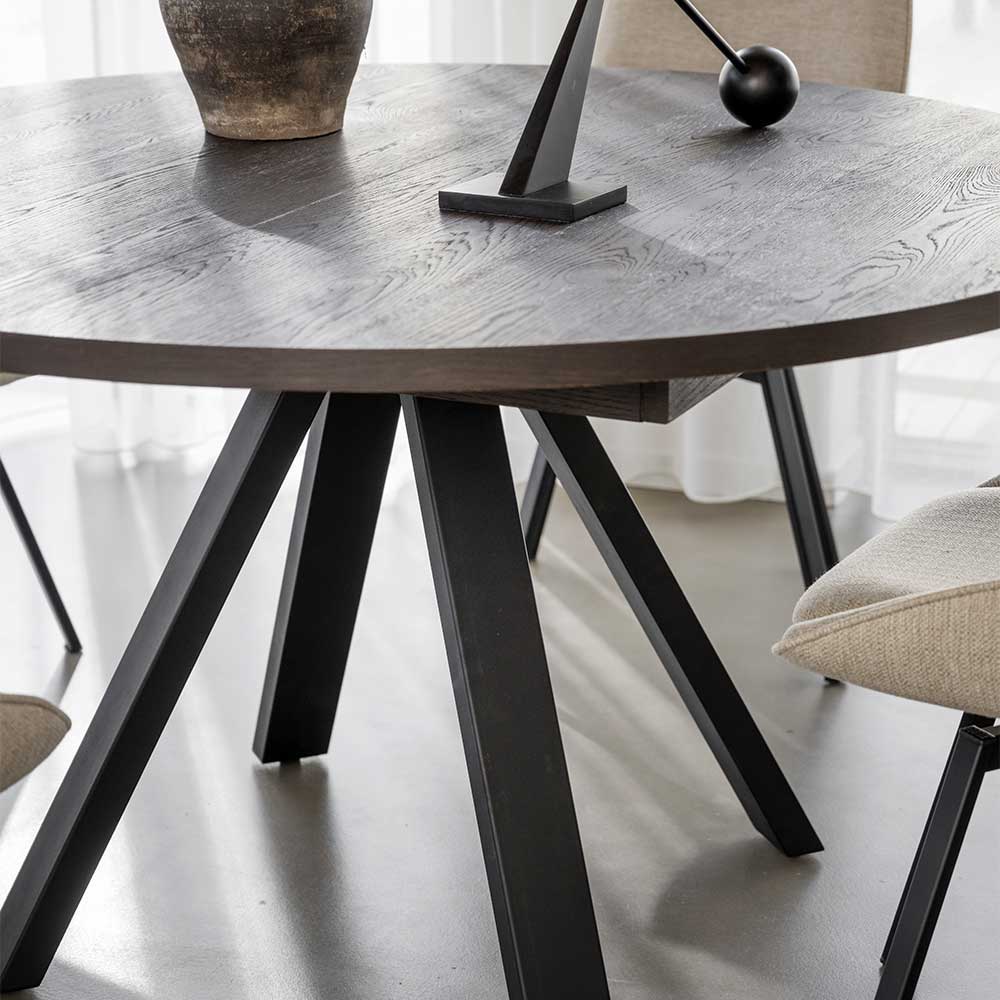 Tischgruppe Lamezianos in modernem Design mit vier Sitzplätzen (fünfteilig)