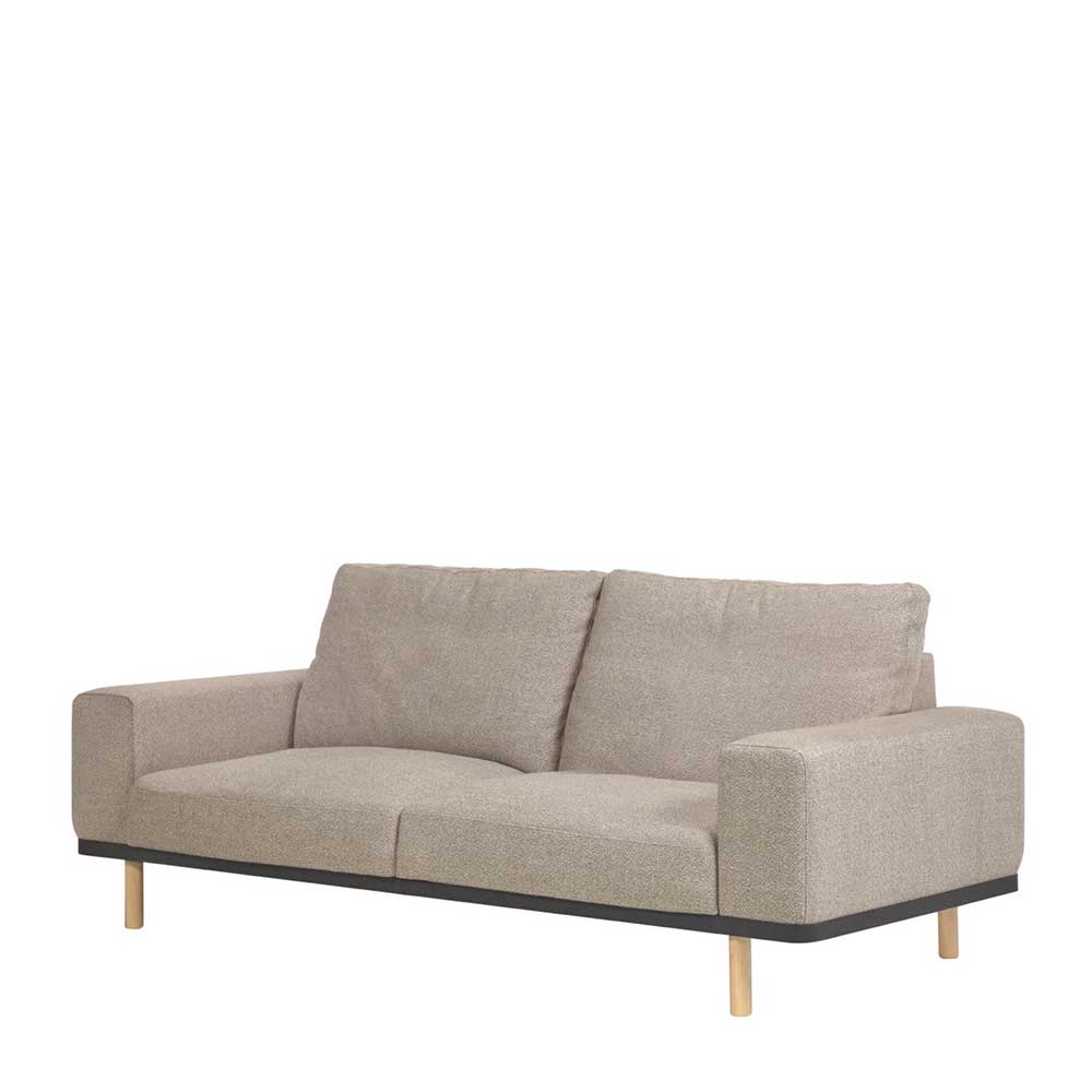 Dreisitzer Couch Mariocano 230 cm breit im Skandi Design
